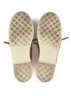 Chanel Beige 2025 Interlocking CC Suede Chain Oxford Shoes - 37C
