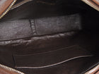 Chanel Brown Vintage 1991 Brown Caviar Leather Chevron Quilted Jumbo Camera Bag