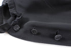 Chanel 02A Sleeveless Black Silk Pleat Trim Dress - FR42 / M / 8