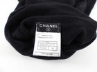 Chanel 04A Black Cashmere Turtleneck with Makeup Jar - M
