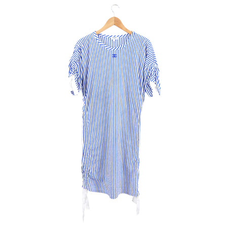 Chanel 19C Blue White Stripe Coco Dress - FR40 / M