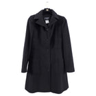 Chanel 01A Vintage Black Cashmere Coat - FR40