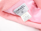 Chanel 97P Vintage Pink Boucle Wool Classic CC Button Jacket - FR42 / 8