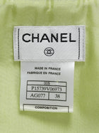 Chanel Green Chanel Vintage 00SS Chocolate Bar Padded Vest - 38