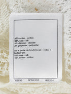 Chanel White 26C Camelia Crochet Cardigan with Crystal Buttons - 38