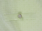 Chanel Light Green 26P Fine Knit Fringe Cardigan Sweater - 40