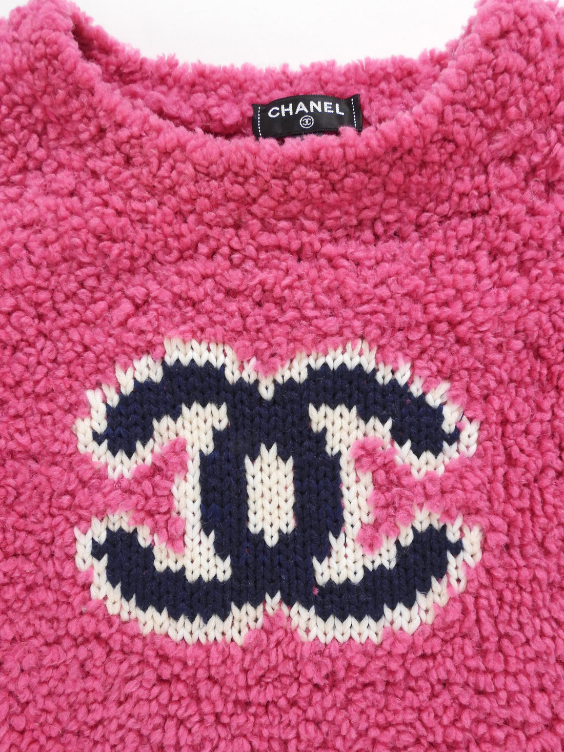 Chanel Pink 2019 CC Pullover Sweater - 34