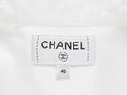 Chanel White 26P White Cotton Button Down Shirt - 40