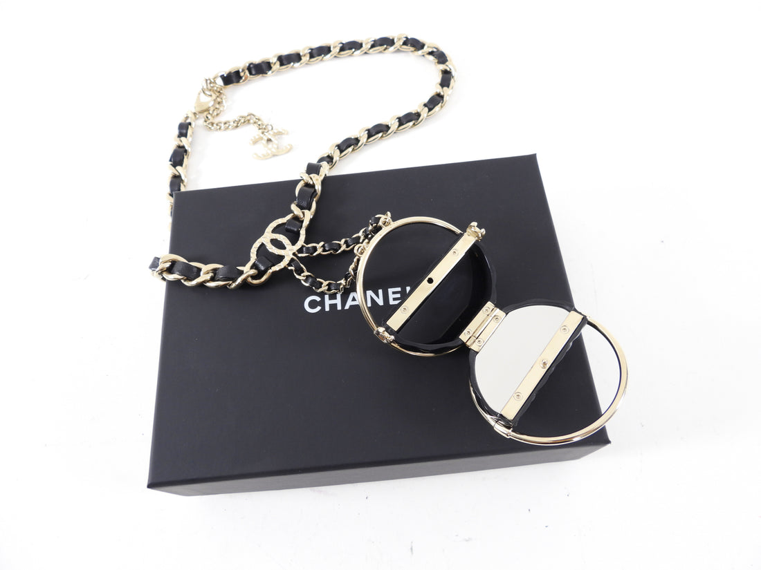 Chanel 23C Hula Hoop Bag Compact Charm Necklace / Belt