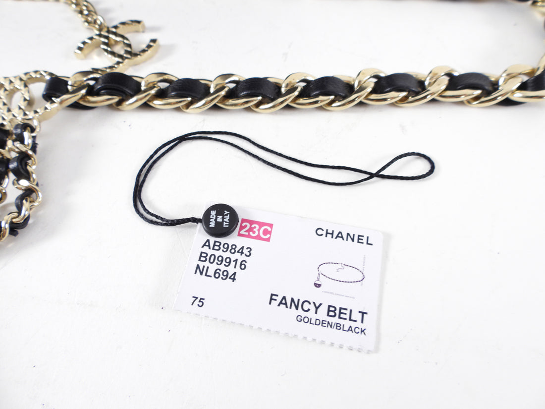 Chanel 23C Hula Hoop Bag Compact Charm Necklace / Belt