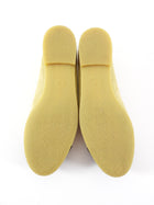 Chanel Beige and Black CC Cap Toe Suede Ballet Flats - 35C