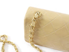 Chanel Vintage 1989-91 Beige Mini Quilted Classic Full Flap GHW