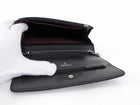 Chanel Black Calfskin Leather Quilted Timeless Wallet on Chain