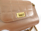 Chanel Vintage 2002 Metallic Pink Mini 2.55 Chocolate Bar Reissue Chain Flap Bag