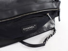 Chanel Black Leather Chic Quilt Bowling Bag