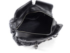 Chanel Black Leather Chic Quilt Bowling Bag
