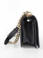 Chanel Black Chevron Quilted Leather Old Medium Le Boy Bag
