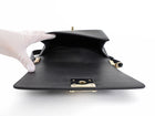 Chanel Black Chevron Quilted Leather Old Medium Le Boy Bag