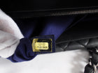 Chanel Black Leather New Bubble Quilt CC Charm Tote Bag