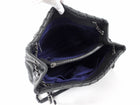 Chanel Black Leather New Bubble Quilt CC Charm Tote Bag
