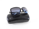 Chanel Square Sunglasses with Dark Blue Lens L1294