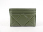 Chanel 21b Green Quilted Leather O Case Card Holder