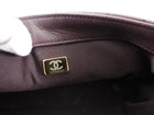 Chanel 23C Plum Quilted Caviar Leather Small CC You Flap Bag