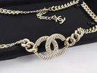 Chanel 20A Light Goldtone CC Strass Chain Belt
