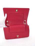 Chanel Cherry Pink Leather Mademoiselle Vintage Medium Flap Bag