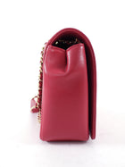 Chanel Cherry Pink Leather Mademoiselle Vintage Medium Flap Bag