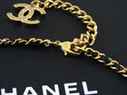 Chanel 23A Crystal Strass Goldtone CC Choker Necklace