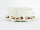 Chanel 2019 C Runway Red and White La Pausa Lifesaver Round Bag