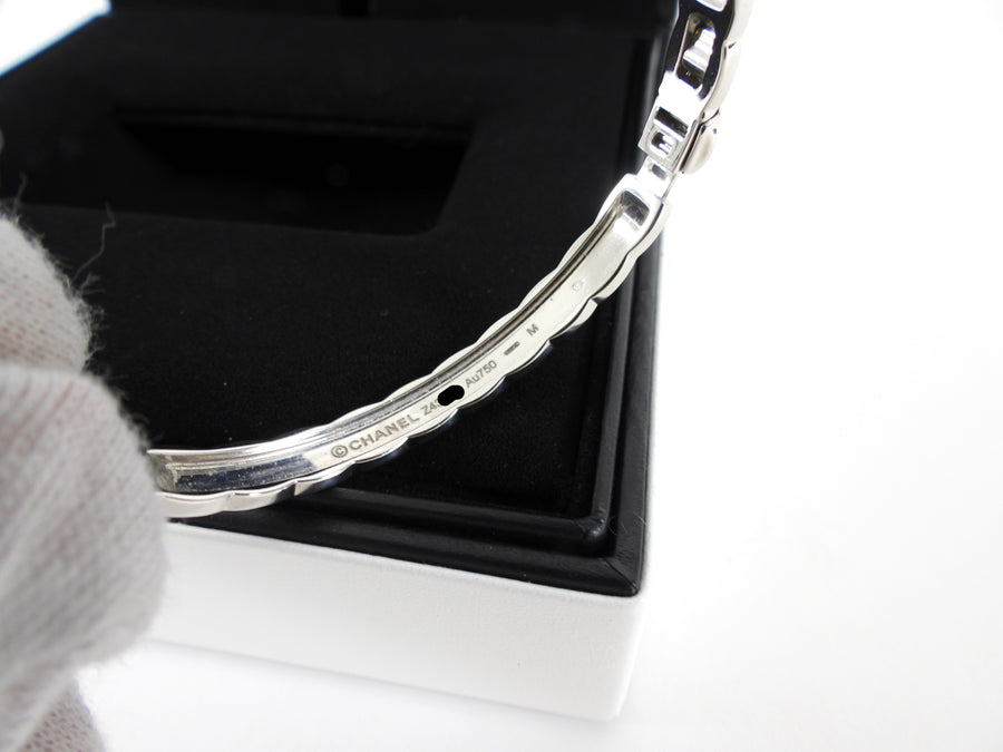 Chanel Coco Crush 18k White Gold and Diamond Bracelet - M