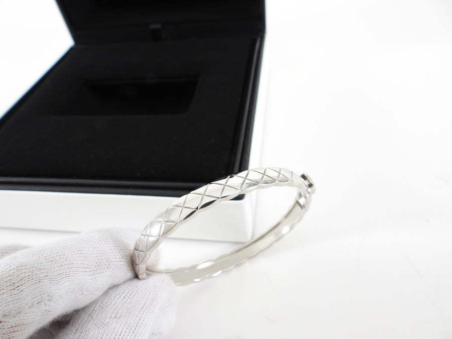 Chanel Coco Crush 18k White Gold and Diamond Bracelet - M