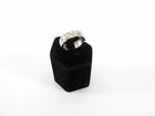 Chanel Coco Crush 18k White Gold Quilted Ring Medium Model - 57 / 8