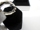 Chanel Coco Crush 18k White Gold Quilted Ring Medium Model - 57 / 8