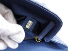 Chanel Large Blue Caviar Leather Coco Top Handle Bag GHW