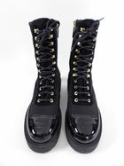 Chanel 2021 Combo Nylon Patent Ankle Boot - 40.5 / 9.5