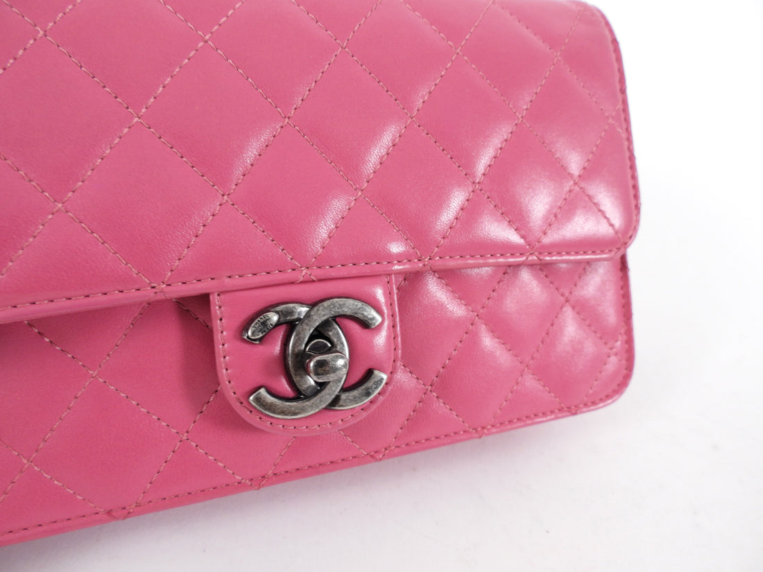 Chanel Crossing Times Cherry Pink Small Flap Bag