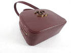 Chanel Paris-Rome Coco Curve Burgundy Leather Vanity Case Bag