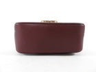 Chanel Paris-Rome Coco Curve Burgundy Leather Vanity Case Bag
