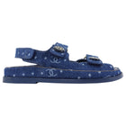 Chanel Blue Denim CC Dad Sandal - 39