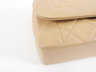 Chanel Vintage Beige Quilted Leather Diana Flap Bag