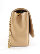 Chanel Vintage Beige Quilted Leather Diana Flap Bag