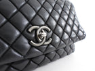 Chanel Black Leather New Bubble Quilt Flap Bag - RHW