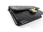 Chanel Small Black Quilted Leather Crossing Times Crossbody Bag