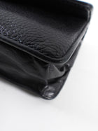 Chanel 1994 Vintage Timeless Classic Black Caviar Leather Wallet / Clutch
