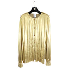 Chanel PF2011 Paris Byzance Runway Gold Lame Blouse - FR40 / 6/8