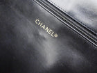 Chanel Vintage 1989 XXL CC Logo Quilted Chain Flap Clutch Bag