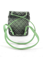 Chanel Denimpression Green Aged Denim Quilted Backpack